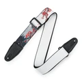 Levy Prints Polyester Guitar Strap in Cherry Blossom Snow - 444377-1621514166590.jpg