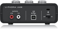 Behringer U-Phoria UM2 Audiophile 2x2 USB Audio Interface with XENYX Mic Preamplifier - 433287-UM2_P0AVV_Rear_XL.jpg