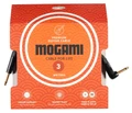 Mogami 2524 RA 3m Guitar Lead Terminated with Neutrik Black and Gold Right 1/4″ Jacks (One Straight One Right Angled) - J2R-25240-J2-3 Front.jpg