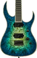 BC Rich Extreme Series Shredzilla Exotic Electric Guitar in Cyan Blue - SZ624CB-1.jpg