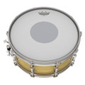 Remo Control Sound Smooth White 18" Drum Head with Black Dot - 500005-4.jpg