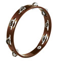 Meinl Wood Tambourine with Steel Jingles in African Brown - 60106-tmpB350.jpg