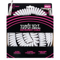 Ernie Ball Ultraflex 30ft Coiled Straight/Angle Instrument Cable in White - 290067-P06045.jpg
