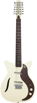 Danelectro Vintage 12-String Electric Guitar in Vintage White - DC59VW-12-Front.jpg