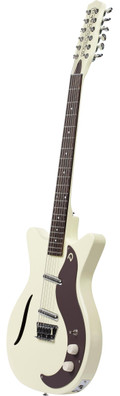 Danelectro Vintage 12-String Electric Guitar in Vintage White - DC59VW-12-Angle.jpg