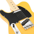 EastCoast T1 Left Handed Electric Guitar in Butterscotch with Maple Fretboard - EC-T1-BS-LH-6.jpg