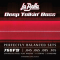 La Bella 760FS Deep Talkin' Bass Flat Wound Bass Strings - 45-105 - 448341-19760FS.jpg