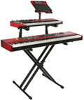 Quiklok QL742 two tier double braced keyboard stand - QL742-1.jpg