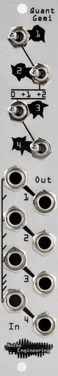 Noise Engineering Quant Gemi Octave Switches/Buffered Mult - Eurorack Module - 407346-1600341819995.jpg