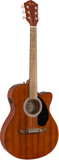 Fender FA-135CE Concert All Mahogany Electro Acoustic Guitar in Natural - 516519-Fender FA-135CE Concert Electro Acoustic Guitar in All Mahogany 3.jpg