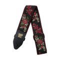 Ernie Ball Classic Jacquard Guitar Strap Red Rose - 254087-1512651883166.jpg