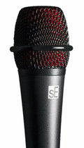 SE Electronics V3 Dynamic Microphone Bundle with Mic Stand and XLR Cable - 122325-sE-V3-close-angle-white.jpg