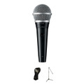 Shure PGA48-QTR-E Dynamic Microphone Bundle with Mic Stand and XLR Cable - _BUN-PGA48-Q-BUNPGA48Q.jpg