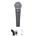 Shure Beta 58A Microphone Bundle with Tour Tech Mic Stand & XLR Cable - 527166-1658834063899.jpg
