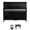 Roland LX-6-CH Home Piano in Charcoal Black Bundle with Headphones and Bench - _BUN-LX6CH-STAND-BUN-LX6CH-STAND.jpg