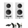KALI IN-5 Studio Monitor in White Bundle with foam and cables - _BUN-KALIIN5WH-FOAM-BUN-KALIIN5WH-FOAM.jpg