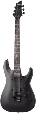 Schecter Damien 6 FR in Satin Black - 428866-DAMIEN-6 FR SBK 2471 TILT.jpg