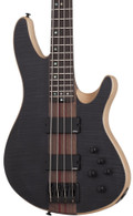 Schecter Signature Charles Berthoud CB-4 See Thru Black Satin Bass