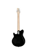 Sterling by Music Man Sub Axis AX3FM Flame Maple Top in Trans Black - AX3FMTBKM1-ST-AX3FM-TBK-M1-REAR-FULL.jpg