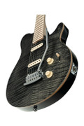 Sterling by Music Man Sub Axis AX3FM Flame Maple Top in Trans Black - AX3FMTBKM1-ST-AX3FM-TBK-M1-RIGHT-LOWER-BOUT.jpg
