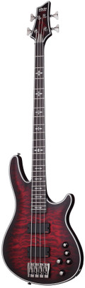 Schecter Hellraiser Extreme-4 Bass Guitar in Crimson Red Burst Satin - SCHECTER-1910-Hellraiser-Extreme-Crimson-Red-Burst-Satin-2.jpg