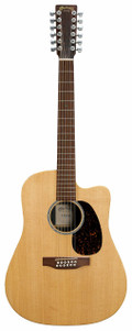 Martin X-Series DC-X2E 12 String Electro Acoustic in Natural - CFM-GTR-DCX2E-BRAZ12-DC-X2E_12String_front.jpg