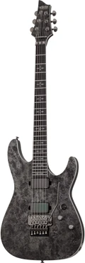 Schecter Ernie C C-1 Satin Black Reign Body Count - SCH-GTR-911-Schecter-Ernie-C-Body-Count-C-1-Satin-Black-Reign-Angle.jpg