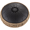 Meinl Sonic Energy 10in Medium Octave Steel Tongue Drum B Minor 8 Notes 432 Hz Black - MOSTD1BK_web_main.jpg