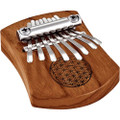 Meinl Sonic Energy Mini Kalimba C major 8 notes Flower of Life Design Red Zebrawood Body - KL802FOL_web_main.jpg