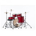 Pearl Roadshow 22" Drum Kit in Matte Red (extra cymbal) - Pearl Roadshow 22 Kit in Matte Red 4.jpg
