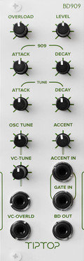 TipTop Audio - BD909 TR909 Bass Drum Generator - TIPTOP-BD909-TIPTOP-BD909_Front.jpg