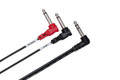 Hosa Insert Cable, 1/4" TRS to Dual 1/4" TS, 1M - STP-201 - Side.jpg