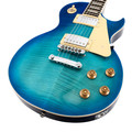 EastCoast L1 Electric Guitar Starter Pack in Blue Burst with 15W Amp & Accessories - 477674-Eastcoast-L1-Electric-Guitar-Blue-Burst-Angle.jpg