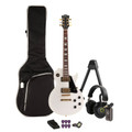 EastCoast L1 Electric Guitar Starter Pack in White with Headphone Amp & Accessories - BUN-EC-L1-WH-SILENT.jpg