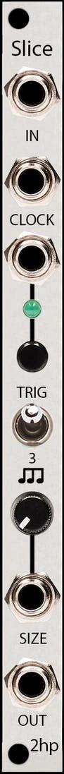 2HP Slice Eurorack Module - 2HP-SLICE-2hp_Slice_Front.jpg