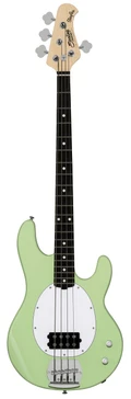Sterling by Music Man Ray2 StingRay Bass Guitar in Misty Green with Amaranth Neck - ST-RAY2-MTG-A1-FRONT-FULL.jpg
