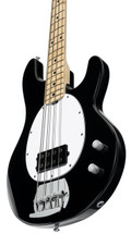 Sterling by Music Man Ray2 StingRay Bass Guitar in Black with Maple Neck - ST-RAY2-BK-M1-RIGHT-LOWER-BOUT.jpg