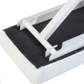 Quiklok BX8 Keyboard Bench in WHITE - BX8WH - underside.jpg