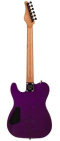 Schecter PT Standard Electric Guitar in Purple Burst Burl - PT STANDARD PURPLE BURST BURL 3956 BACK FLAT copy.jpg