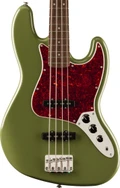 Squier Classic Vibe '60s Jazz Bass Guitar in Olive with Matching Headstock - 0374529576 1.jpg