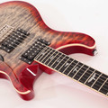 PRS SE Custom 24-08 Quilt Electric Guitar in Charcoal Cherry Burst - SEC844QQEIBCG (13)_compressed.jpg