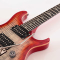 PRS SE Custom 24 Floyd Electric Guitar in Charcoal Cherry Burst - SECU44FLECG (8)_compressed.jpg