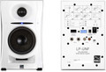 KALI 4 Inch 2-Way powered loudspeaker system withBluetooth (Pair) White - Front and Back Powered.jpg