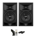 RCF Ayra Pro 6 Studio Monitor Bundle with pads and cables - _BUN-AYRA6-PADS-.jpg