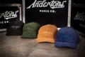 Andertons Music Co. Cord 6-Panel Embroidered Logo Cap In Oxford Navy - CH-BLK  CH-CML  CH-NVY   CH-OLV (12).jpg