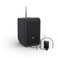 LD Systems ANNY 8 HHD B8 battery powered PA Speaker + Mixer + Headset Microphone in Stage Black - LDANNY8BPHB8 (1).jpg