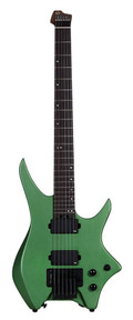 HILS NEXT HN5 Headless Electric Guitar Satin Green Silent Practice Bundle - HN5S-NS-MEG__66121.jpg