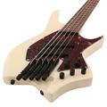 Hils HNB5 Headless 5-String Fan Fret Bass Guitar in Gloss Ivory Multi-FX & Modelling Bundle with Accessories - HNB5G-NS-IV   (4).jpg
