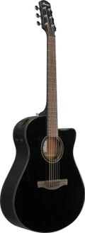 Ibanez AAM340CE-RUB Advanced Auditorium Electro Acoustic Guitar in Rustic Black - AAM340CE_RUB_5U_01_E.jpg