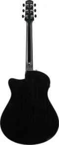 Ibanez AAM340CE-RUB Advanced Auditorium Electro Acoustic Guitar in Rustic Black - AAM340CE_RUB_5U_01_C.jpg
